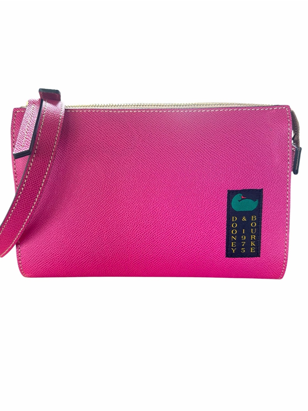 Dooney & Bourke Alpine Janine Crossbody 23 Leather Bag Fuchsia Pink